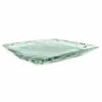 ECOVITRA GLASS GREEN SERVING DISH SQUARE FLAT 34X34X3CM F2D - DISCONTINUED