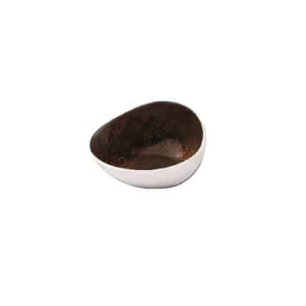 LE COQ PORCELAIN RUSTY SLANTING BOWL 8X7.5X5CM - DISCONTINUED