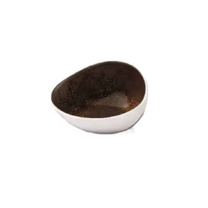 LE COQ PORCELAIN RUSTY SLANTING BOWL 13X12X7CM - DISCONTINUED