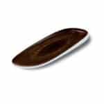LE COQ PORCELAIN RUSTY ELLIPTICAL TRAY 39X15CM - DISCONTINUED