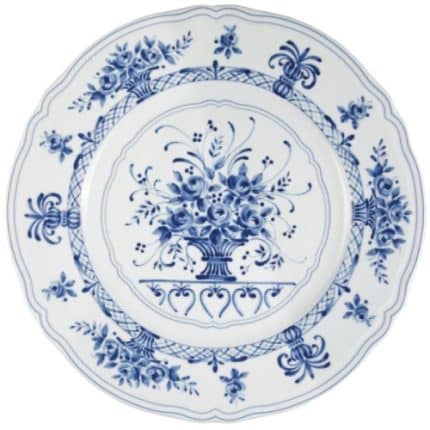 LE COQ PORCELAIN NEOS ANTHIROS BLUE DESSERT PLATE 20.5CM - DISCONTINUED