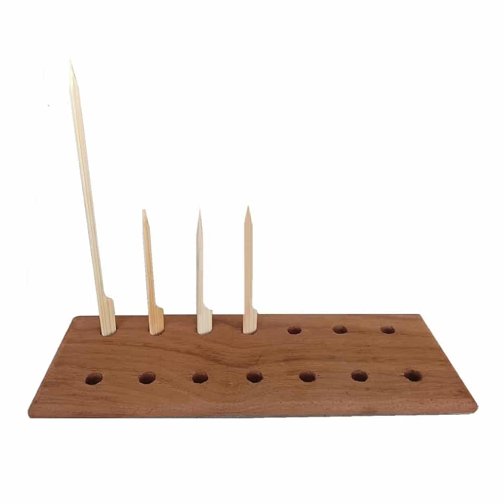 CRO-UNI-518.jpg WOOD IROCO 24X8X2CM 8MM HOLE UNIQUE - Image 1