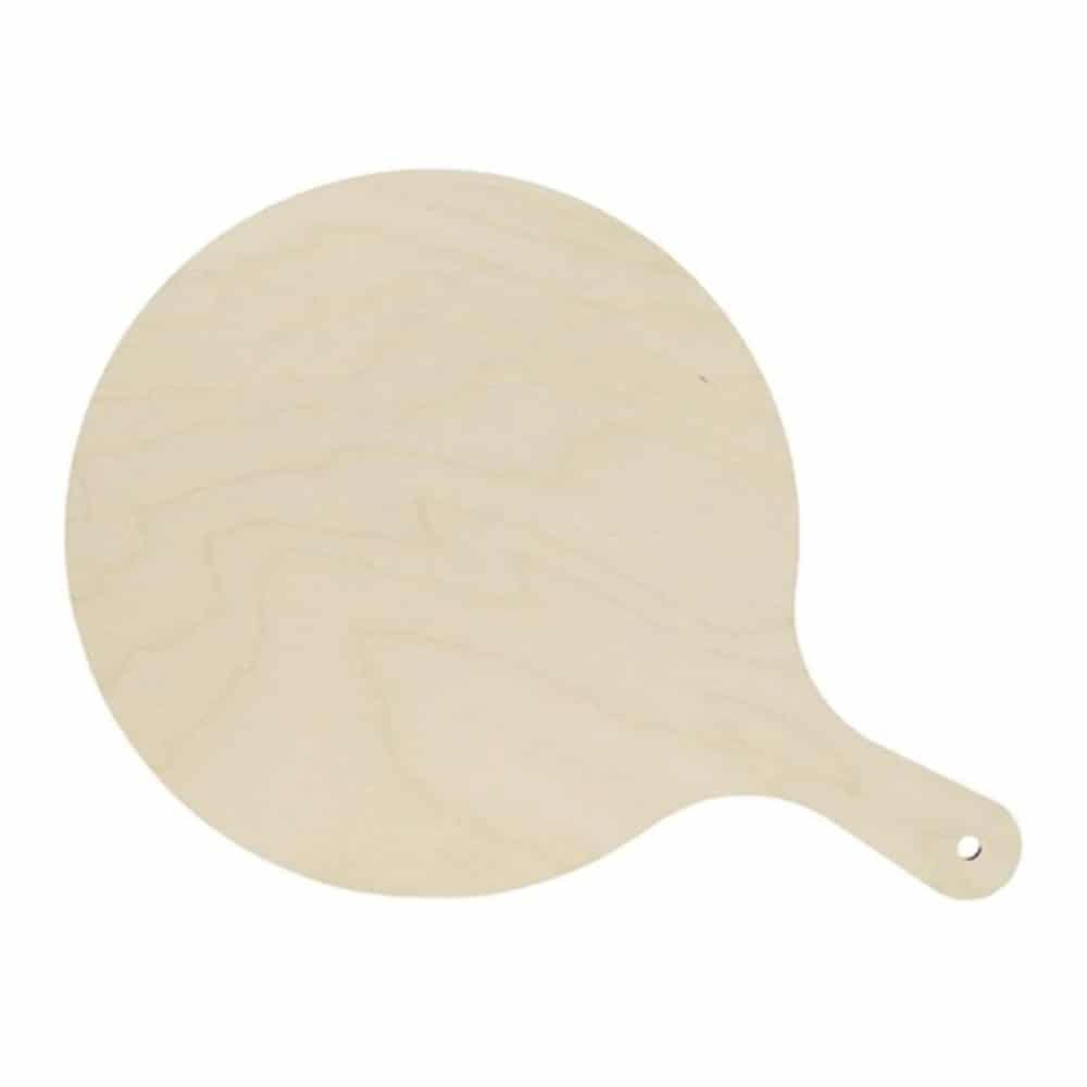 CRO-UNI-602.jpg PIZZA MARI WOOD ROUND WITH HANDLE 35CM X12MM ORA - UNIQUE - Image 1