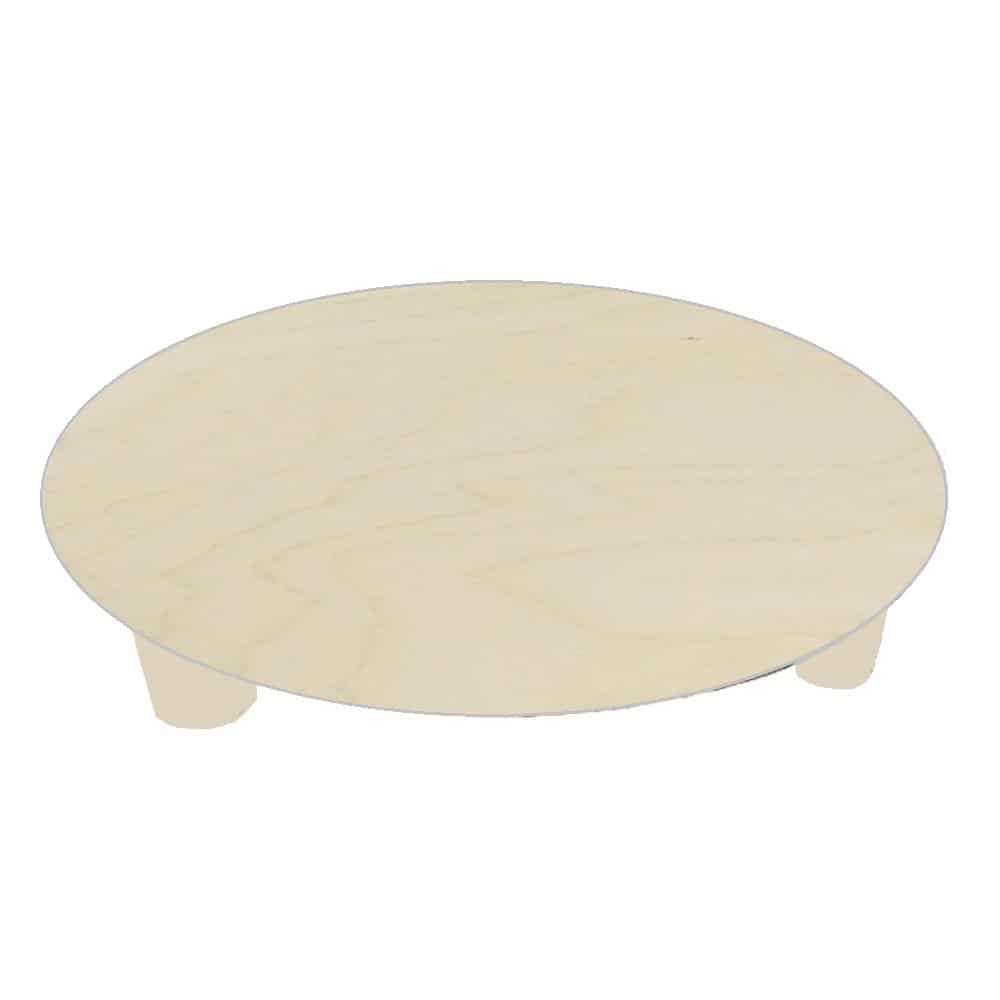 CRO-UNI-606.jpg PIZZA MARI WOOD STAND 30X12CM X12MM ORA - UNIQUE - Image 1