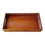 BUFFET TRAY BOX GN 1/2 32.5X26.5X6CM MARI WOOD BROWN UNIQUE