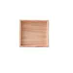 WOOD SOLID OAK TRAY BOX 20X19X2CM UNIQUE
