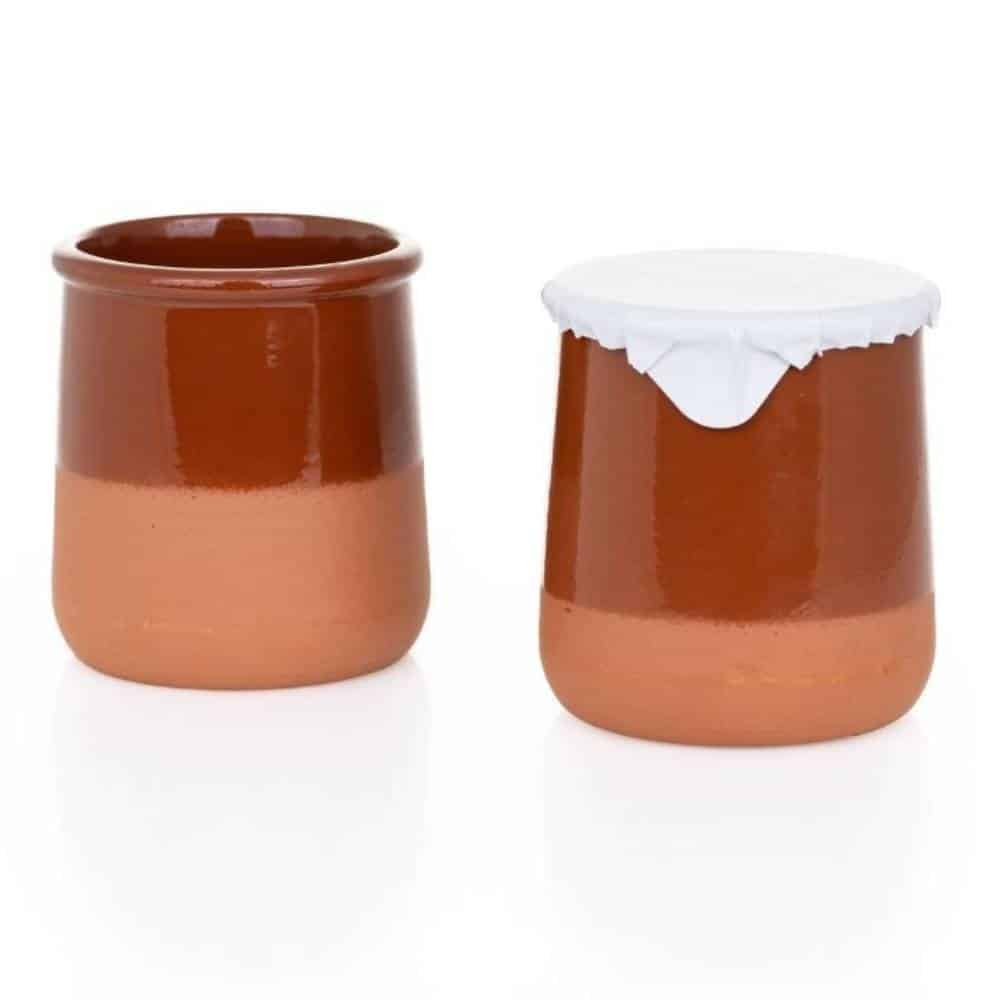 CUL-100-100-0001.jpg YOGURT CERAMIC CURD POT 7X8CM 15CL 35PCS 100 CHEF BY ORDER - Image 1