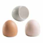 100 CHEF PORCELAIN EGG 4.5X4CM BROWN SPAIN