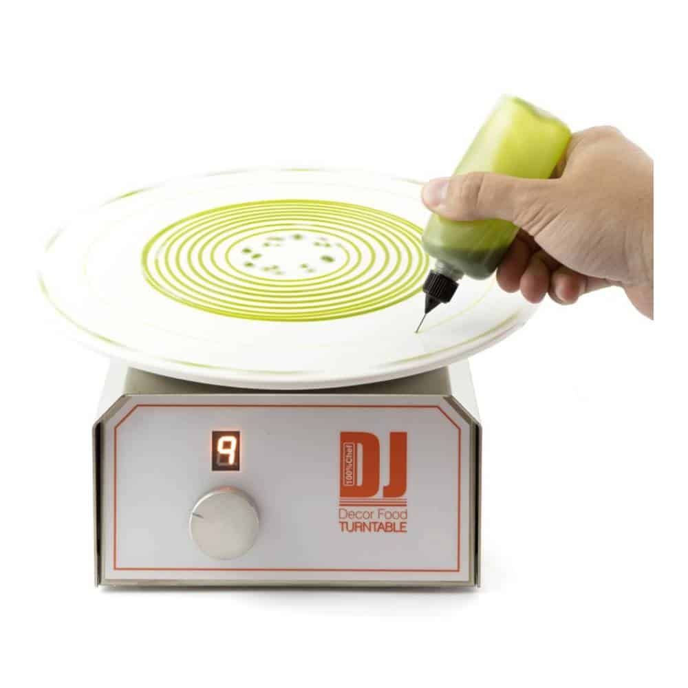 CUL-100-50-0051.jpg BY ORDER - 100 CHEF DJ DECOR ELECTRIC FOOD TURNTABLE SPAIN 230V - Image 1