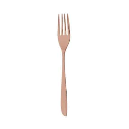FEEL PVD COPPER DESSERT FORK 1PC INOX 18-10 ARTHUR-KRUPP SAMBONET ITALY - BY ORDER