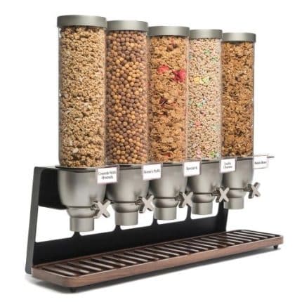 DISPENSER EZ-SERV 5 WIDE CEREAL 5L WALNUT ROSSETO USA