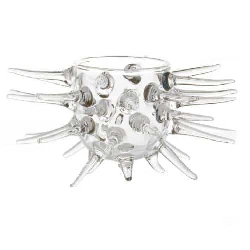 GLA-100-160-0050.jpg 00 CHEF BOROSILICATE GLASS BOWL SEA URCHIN SPAIN - BY ORDER - Image 1
