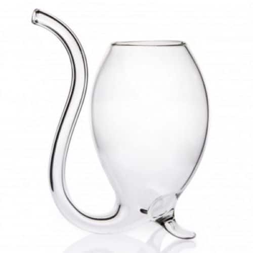 GLA-100-160-0082.jpg 100 CHEF FAT CAT CUP GLASS 17CL SPAIN - BY ORDER - Image 1