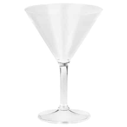 POOL GLASS POLYCARBONATE  MARTINI 24CL UNIQUE SAR