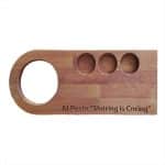 CREATION WOOD BEECH RECTANGULAR 49X18CM WIT 3 HALLS ORA