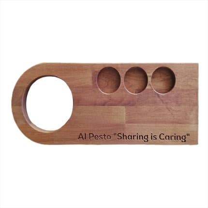 CREATION WOOD BEECH RECTANGULAR 49X18CM WIT 3 HALLS ORA