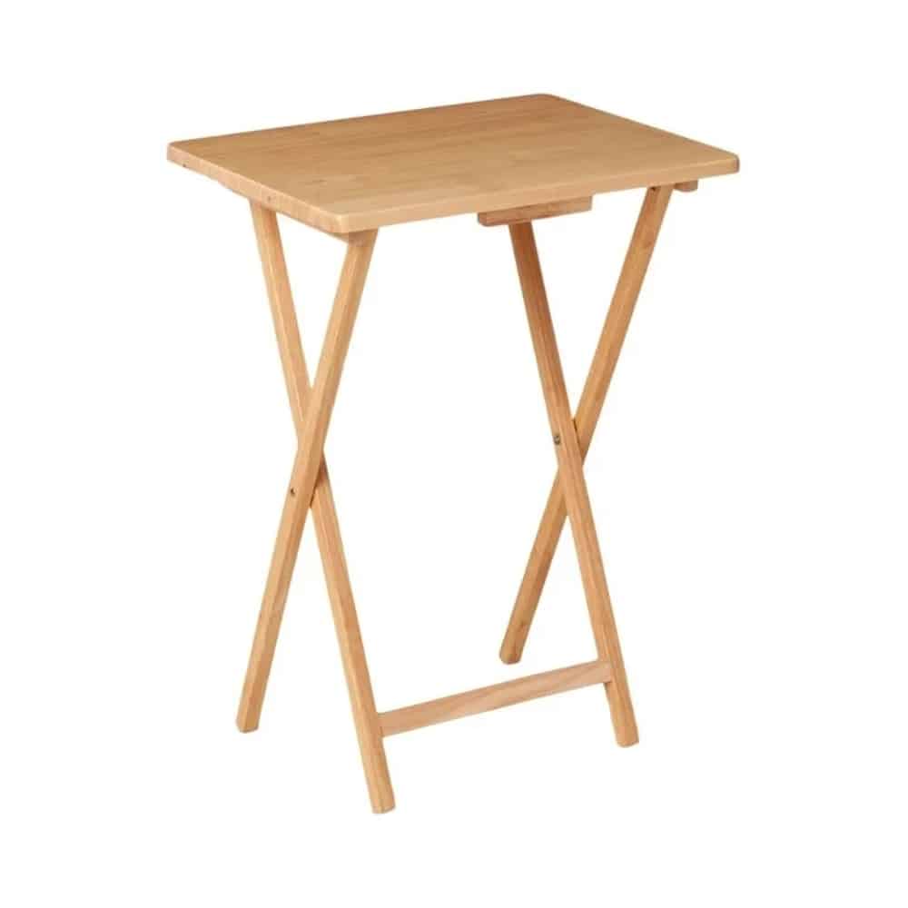 HOT-UNI-100-310.jpg SVET TABLE SMALL FOLTABLE 60X40X70CM OAK UNIQUE - Image 1