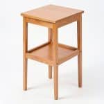 SVET TABLE SMALL 2 SHELL 40X40X80 OAK UNIQUE