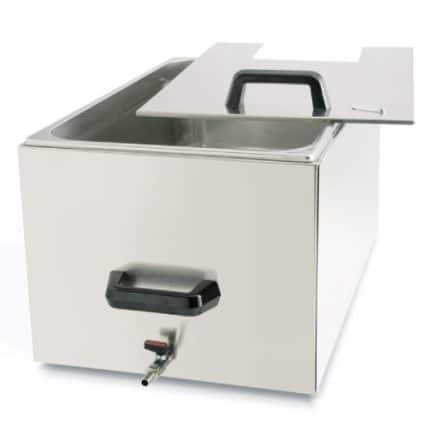 100 CHEF NOON THERMIC CONTAINER 27L WITH LID INOX