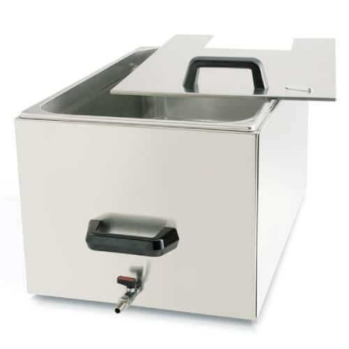 KAK-100-80-0044.jpg 100 CHEF NOON THERMIC CONTAINER 27L WITH LID INOX - Image 1
