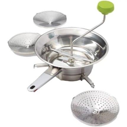 VEGETABLE SIEVE 3 DISCS ST/STEEL 24CM UNIQUE