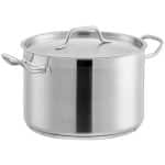 SAUCE POT 2HAND WITH LID 28X16CM 10L ST/STEEL APARTMENT TABLETOP