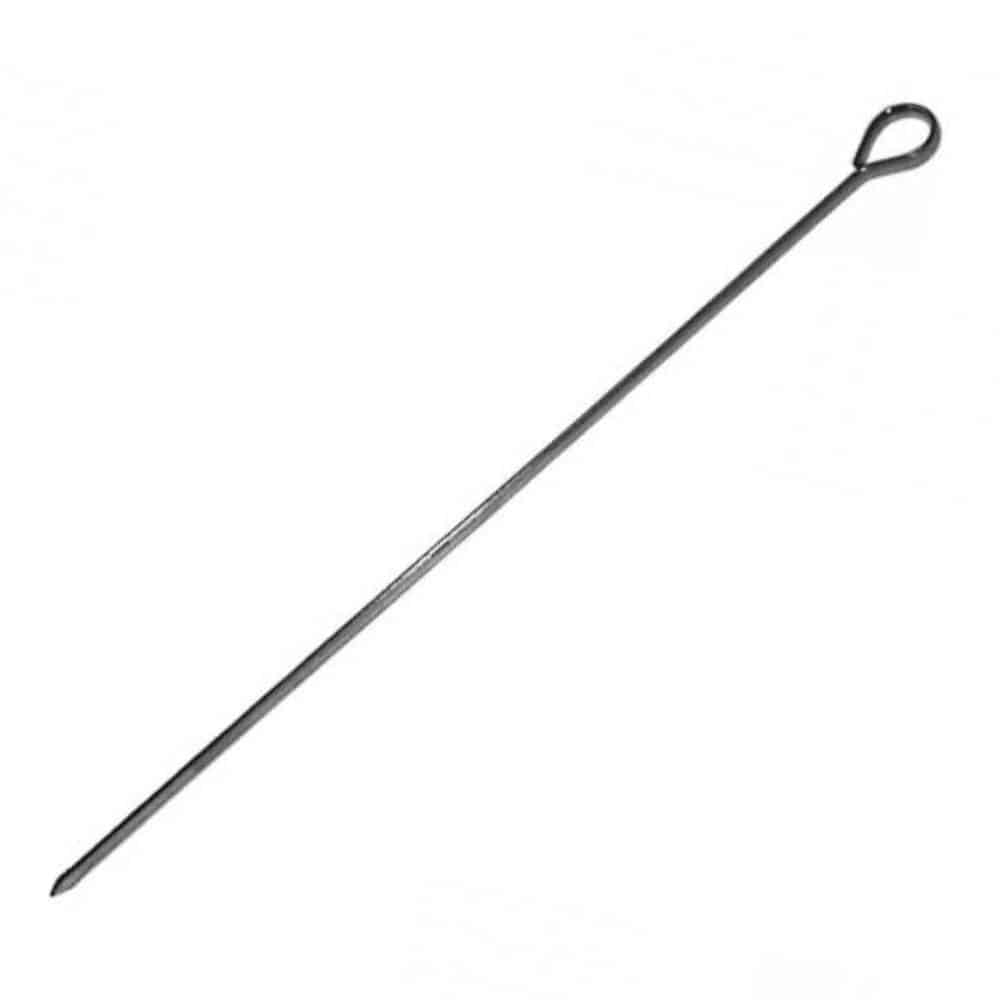 KAK-ORA-S1002.jpg KEBAB SKEWERS SQUARE ST/STEEL RING 26CM 3MM GTSA - Image 1