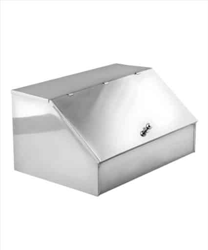 M270032.jpg BY ORDER COFFEE OR CUTLERY BOX JUMBO 4 CASES 33X23X17CM INOX METANO - Image 1