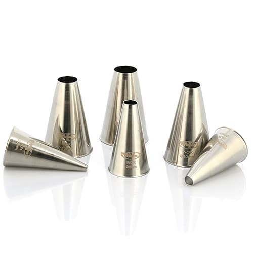 PBP-MAL-03020.jpg PASTRY TUBES PLAIN S/S 6PCS - N°2, 6, 8, 10, 12, 14 MALLARD - Image 1