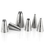 PASTRY TUBES FLUTED S/S 6PCS - A8, B8, C8, D8, E8, F8 MALLARD