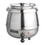 SOUP WARMER 10LT ELECTRIC INOX UNIQUE
