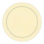 COASTER WITH LOGO ROUND THE LUX CHAMPAGNE 10CM 100PCS BIT ITALY - CUSTOM ORDER moq 18000pcs