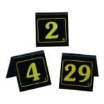 TABLE NUMBER BLACK PG 7X7CM SET 1-30 NOVATEX