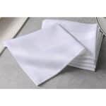 LINEN TABLE NAPKIN COTTON WHITE NEF-NEF 56X56CM 008826 UNIQUE