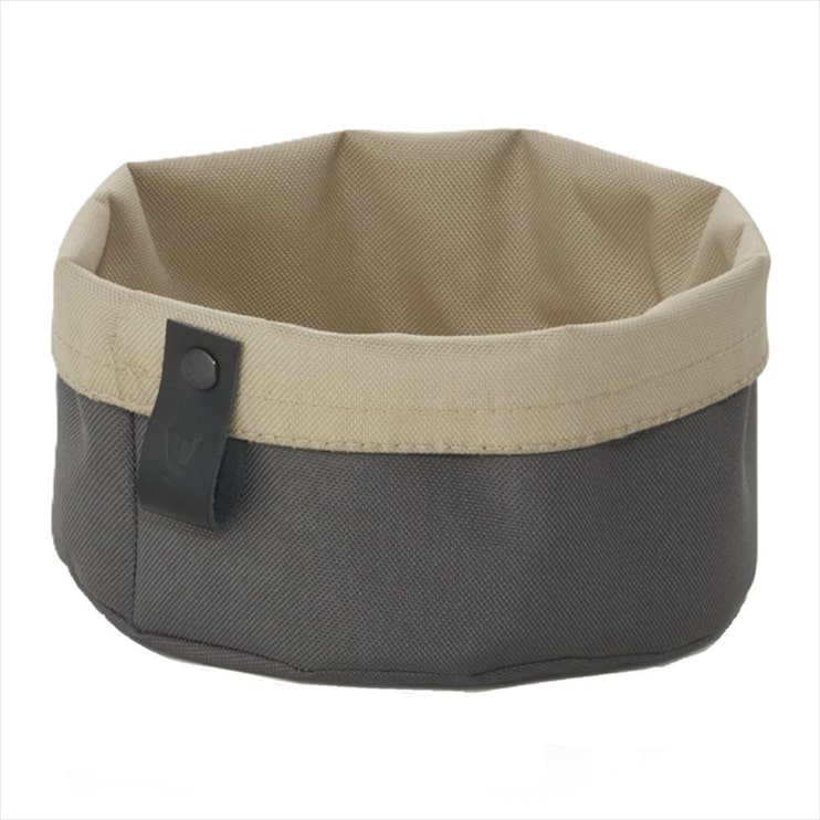 TAB-WAS-9391017.jpg BREAD BASKET 11X8CM ROUND BROWN-IVORY UNIQUE - Image 1