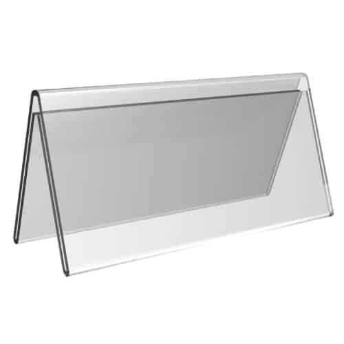 V-10.jpg BUFFET LABEL STAND ACRYLIC 8.5X5.2CM UNIQUE - Image 1