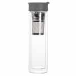 BOTTLE DOUBLE WALL INFUSER WITH FILTER BOROSILICATE GLASS 35CL ILSA ITALY - BY ORDER