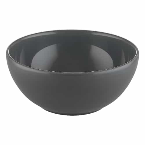 CRO-BAU-705712-700560.jpg SANDSTONE UNI BLACK BOWL 12X5.5CM 36CL BAUSCHER GERMANY - BY ORDER - Image 1