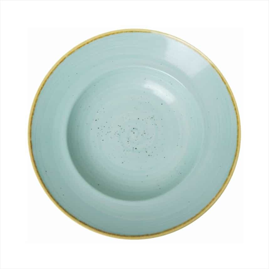 CRO-GTS-66-2127.jpg CIEL LIGHT GREEN PASTA PLATE 27CM GTSA - Image 1