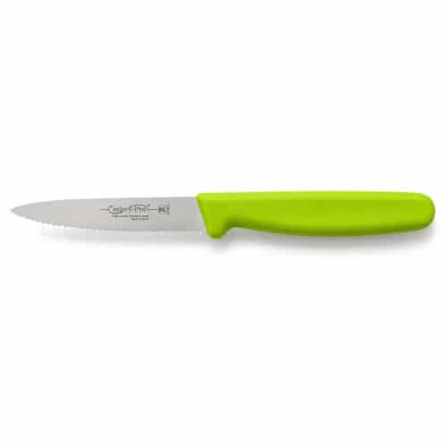 KAK-GTS-39-100699.jpg PROFESSIONAL KNIFE SERRATED 9CM GREEN GTSA - Image 1