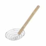 KITCHEN SKIMMER COARSE MESH FRY BASKET 30.5CM INOX WITH BAMBOO HANDLE PADERNO - BY ORDER